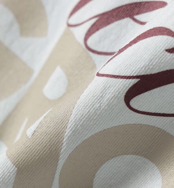 SHIPS for women「【WEB限定】バック タック ショート スリーブ ロゴ プリント TEE」|Tシャツ・カットソー|