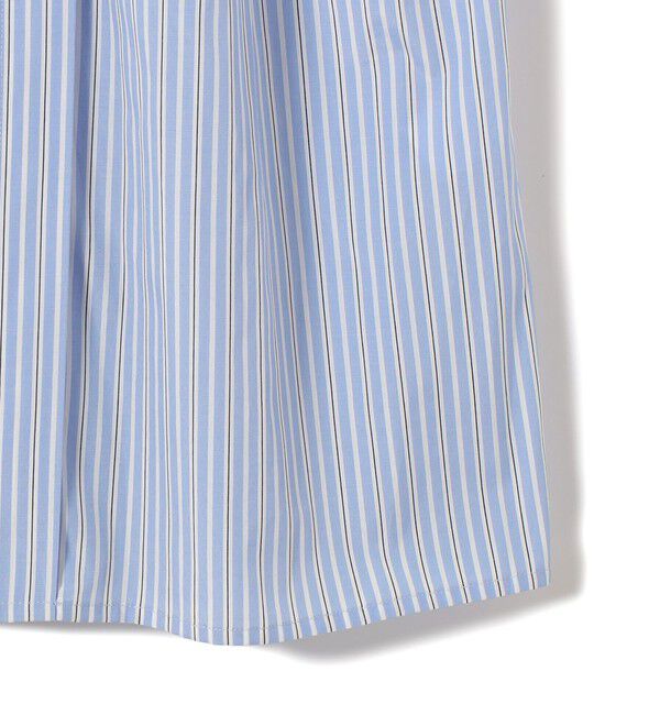 SHIPS for women「《予約》【WEB限定】〈手洗い可能〉ストライプ サイド タック ワンピース」|ワンピース|