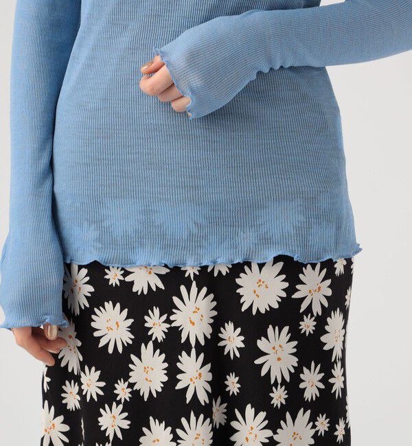 MACPHEE「ウールリブ タートルネックプルオーバー」|Tシャツ・カットソー|