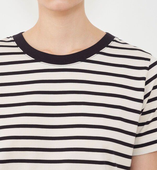 GALERIE VIE「ファインコットンボーダー クルーネックTシャツ」|Tシャツ・カットソー|
