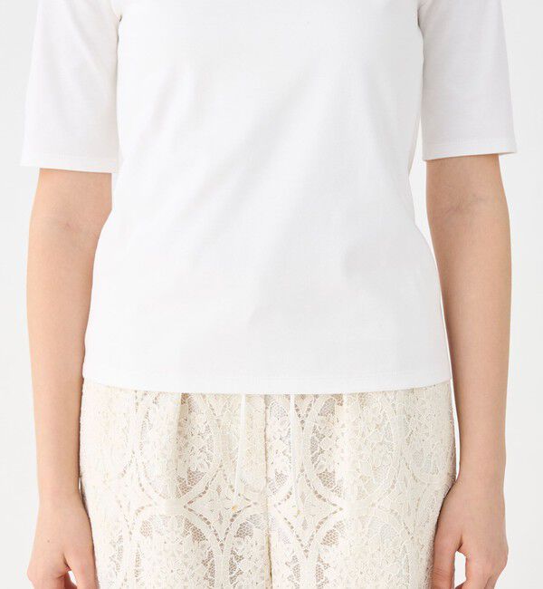 Ballsey「スビンコットンスムース ボートネックプルオーバー」|Tシャツ・カットソー|