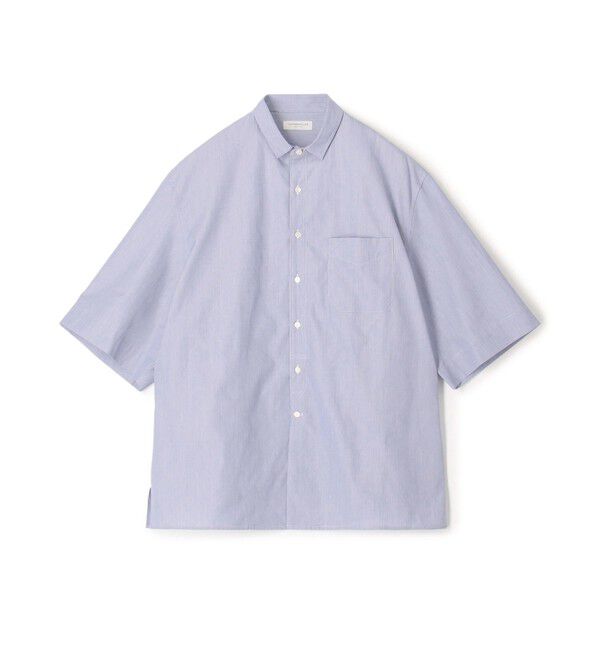 TOMORROWLAND MENS「コットン ショートスリーブシャツ」|シャツ・ブラウス|64 ブルー系