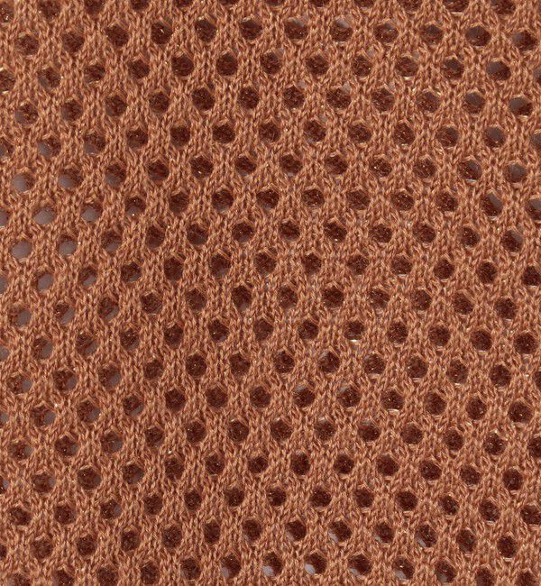 MACPHEE「リネンメッシュ ハーフスリーブプルオーバー」|ニット・セーター|