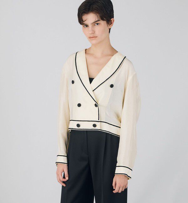 DES PRES「シルクワッシャー ダブルブレストジャケット」|その他|