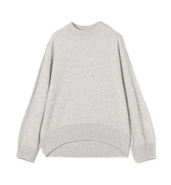 GALERIE VIE「カシミヤコットン ビルドネックプルオーバー」|ニット・セーター|15 ライトグレー