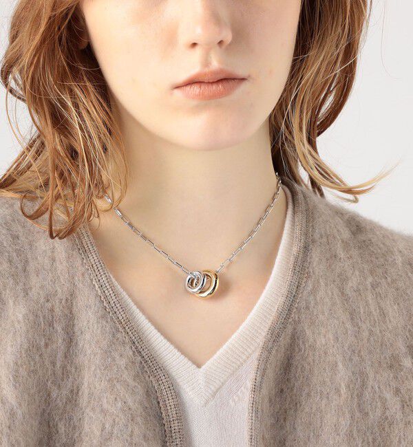 TOMORROWLAND GOODS「LAURA LOMBARDI TWO TONE PIEGA ネックレス」|ネックレス|
