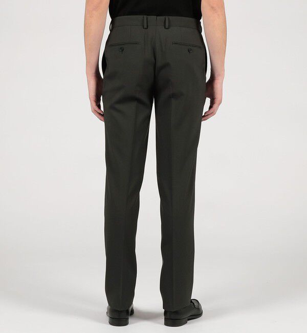 TOMORROWLAND MENS「Super130'sウール ノープリーツ スリムスラックス DRAGO」|スラックス|