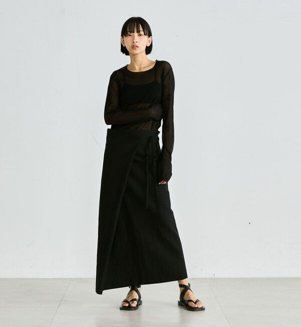 Edition「シアーフライス ロングスリーブトップス」|Tシャツ・カットソー|