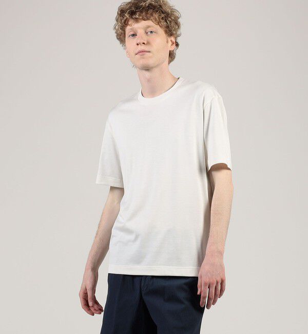 TOMORROWLAND BUYING WEAR「SUNSPEL コットンシルク クルーネックTシャツ」|Tシャツ・カットソー|