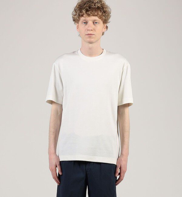 TOMORROWLAND BUYING WEAR「SUNSPEL コットンシルク クルーネックTシャツ」|Tシャツ・カットソー|