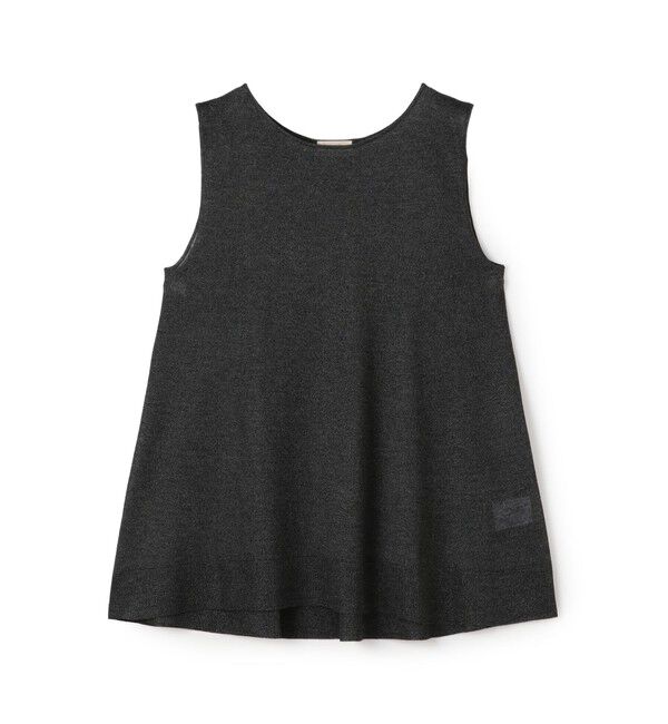 DES PRES「レーヨンポリエステルシアーニット フレアプルオーバー」|ニット・セーター|17 チャコールグレー