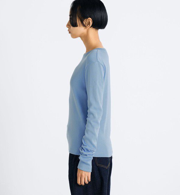Edition「コットンモダールフライス  ロングスリーブトップス」|Tシャツ・カットソー|
