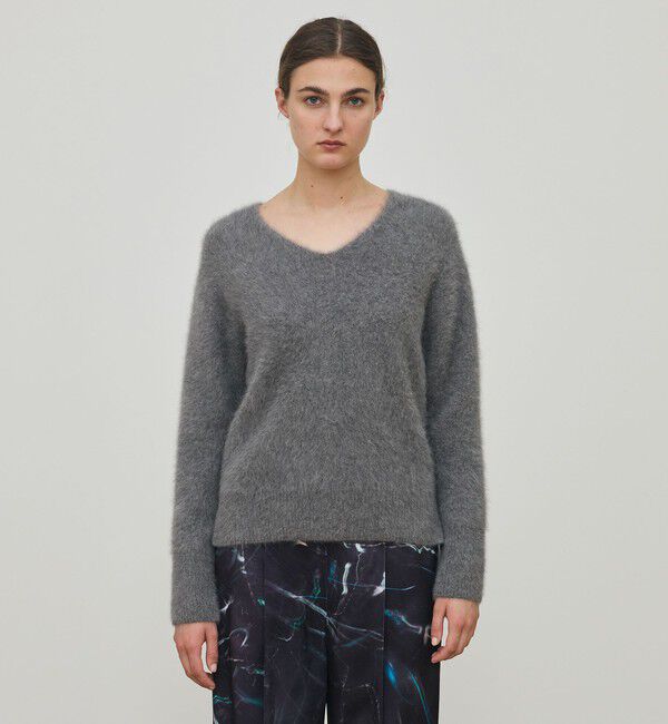 DES PRES「フォックスカシミヤ Vネックプルオーバー」|ニット・セーター|