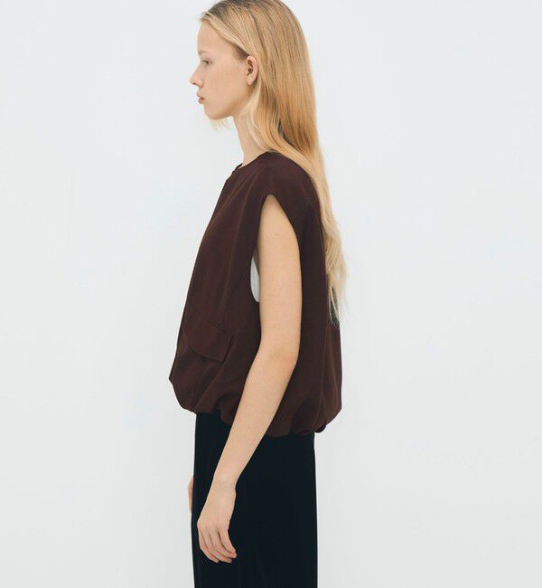 CABaN「ウールギャバジン バルーンジレ」|ベスト・ジレ|