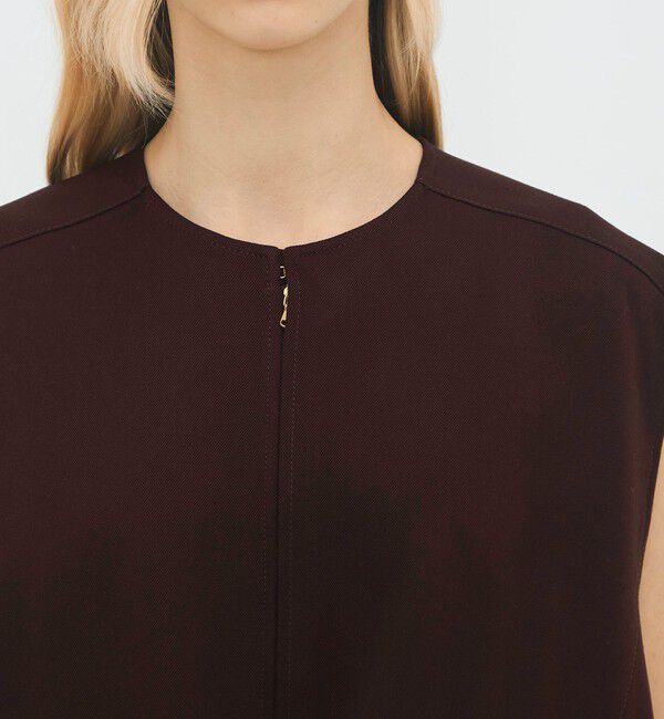 CABaN「ウールギャバジン バルーンジレ」|ベスト・ジレ|