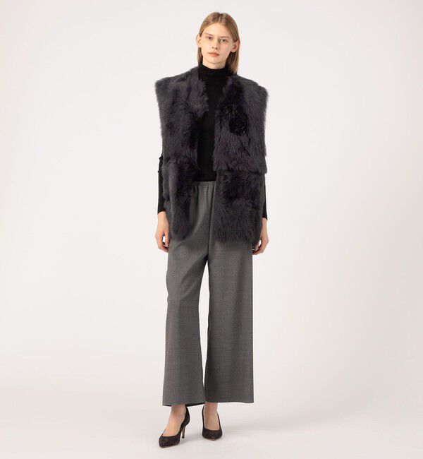 TOMORROWLAND BUYING WEAR「CINQUANTA FUR ジレ」|ダウンベスト・ベスト|