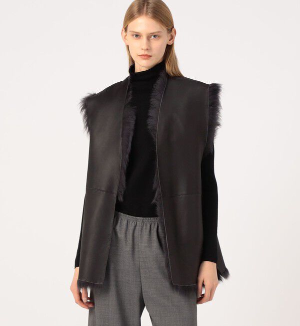 TOMORROWLAND BUYING WEAR「CINQUANTA FUR ジレ」|ダウンベスト・ベスト|