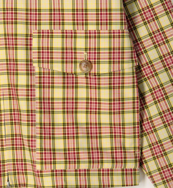 CABaN「ポリエステル チェックダブルジップブルゾン」|ブルゾン・スタジャン|