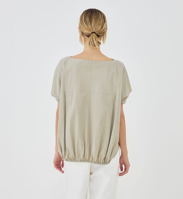 GALERIE VIE「【WEB先行予約】コットン シェルワイドプルオーバー」|シャツ・ブラウス|