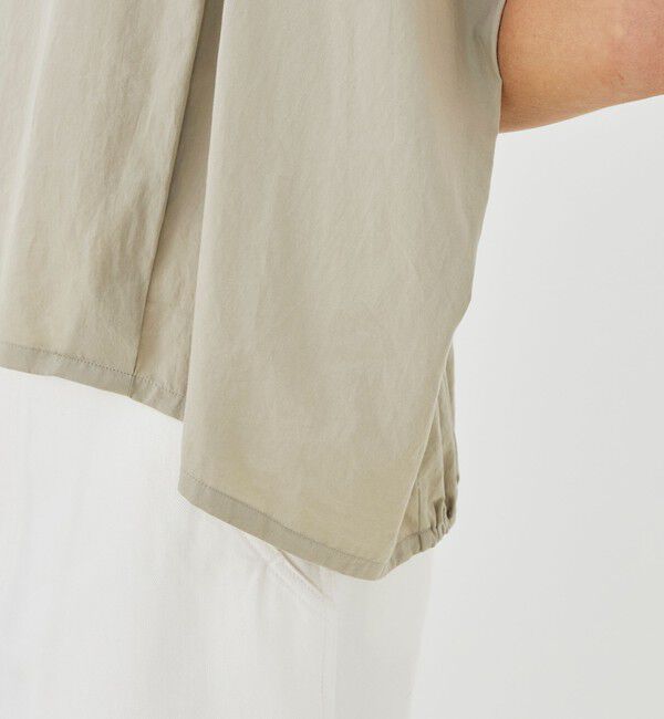 GALERIE VIE「【WEB先行予約】コットン シェルワイドプルオーバー」|シャツ・ブラウス|