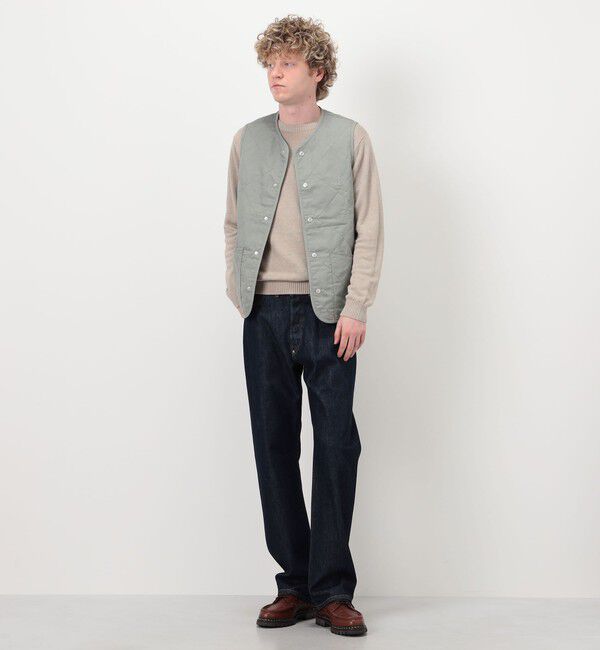 TOMORROWLAND BUYING WEAR「LAVENHAM UNWADDED THORNHAM リネンコットン キルティングベスト」|ベスト・ジレ|