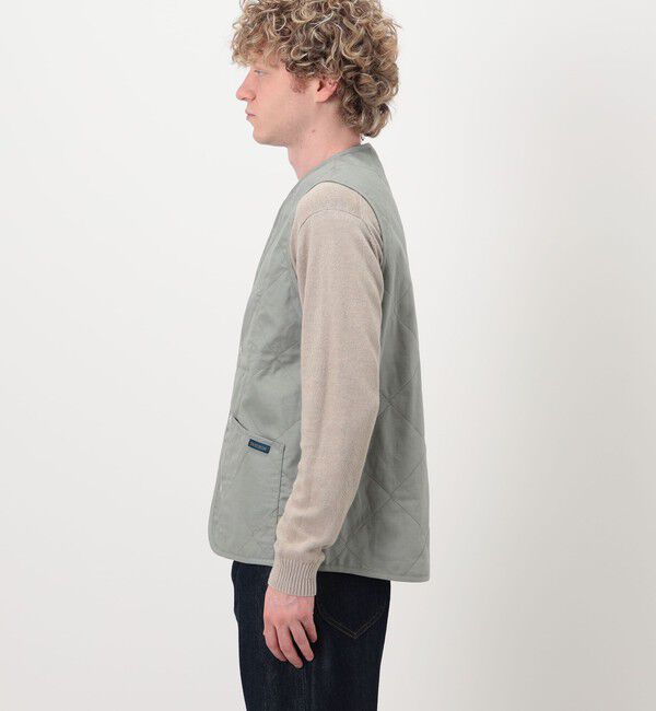TOMORROWLAND BUYING WEAR「LAVENHAM UNWADDED THORNHAM リネンコットン キルティングベスト」|ベスト・ジレ|