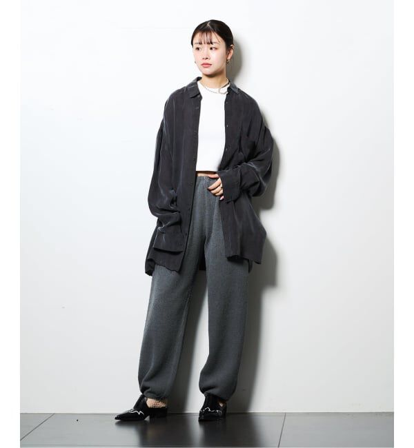  「ASHER AGNES BOUCLE SWEATPANT L406-J131：パンツ」|その他|