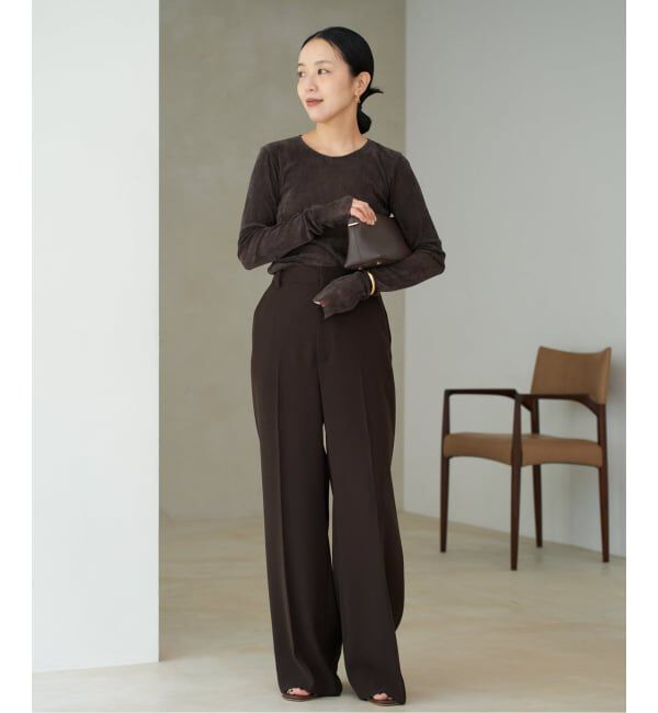 Plage「《追加》Flocky Mesh ロンT」|Tシャツ・カットソー|