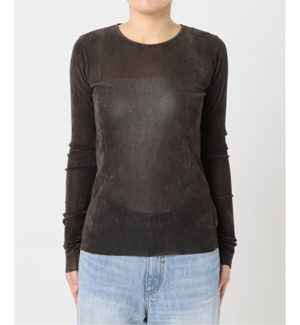 Plage「《追加》Flocky Mesh ロンT」|Tシャツ・カットソー|