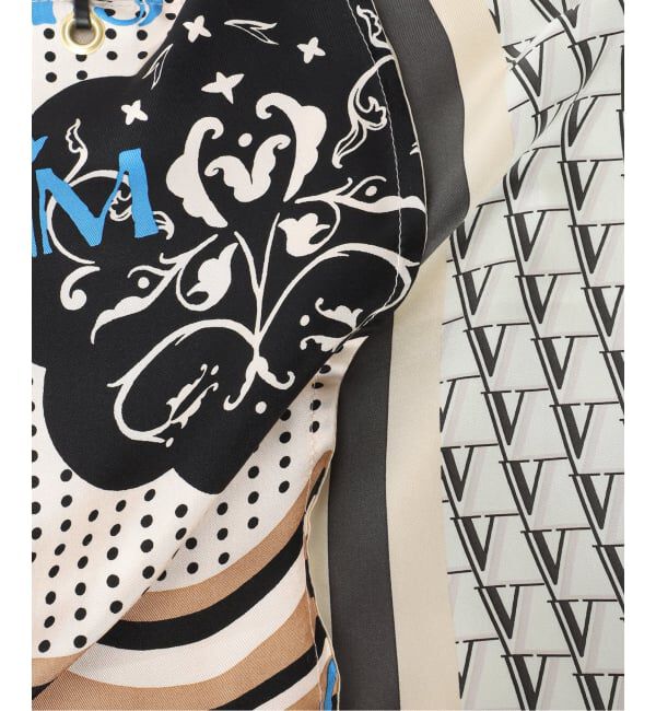 VERMEIL par iena「《追加》manipuri マニプリ Bag 別注Verロゴxデイジーバンダナ」|トートバッグ|