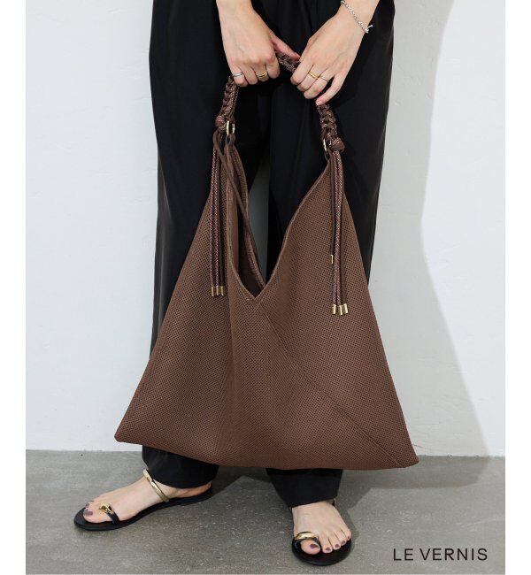 SLOBE IENA「《WEB限定/追加》LE VERNIS パラコードハンドルメッシュバック 235-211505」|ショルダー・メッセンジャー|