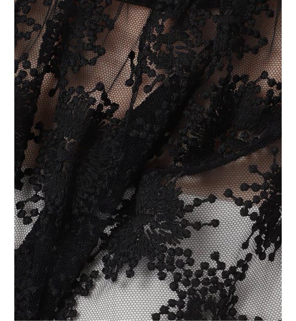 IENA「フラワーレース ペプラムブラウス」|シャツ・ブラウス|