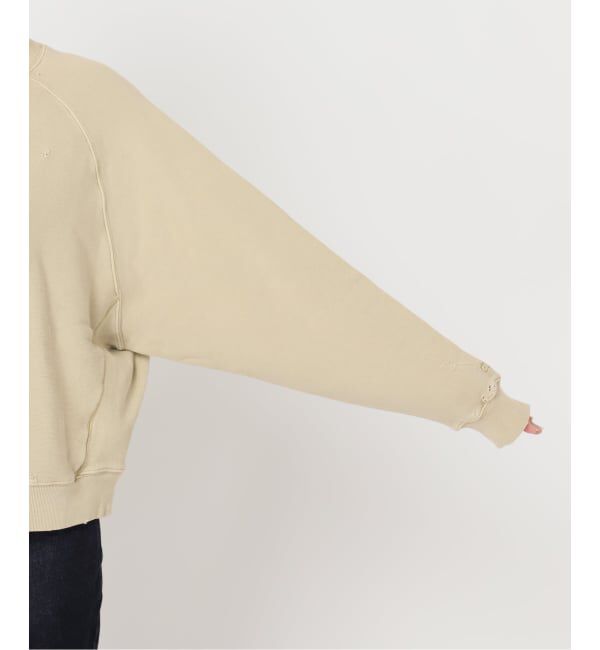 SLOBE IENA「《追加》Collegiate Pacific SLOBE別注 ダメージスウェット」|スウェット・ジャージ|