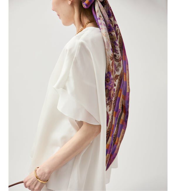 VERMEIL par iena「Spun satin レイヤードブラウス」|シャツ・ブラウス|