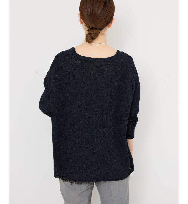 IENA「ミックスヤーン  2WAY Vカーディガン」|カーディガン|