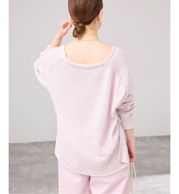 IENA「ミックスヤーン  2WAY Vカーディガン」|カーディガン|