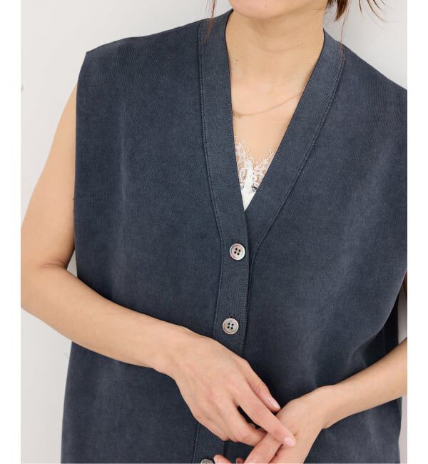 IENA「《セットアップ対応/予約》ダンボールストーンベスト」|ベスト・ジレ|