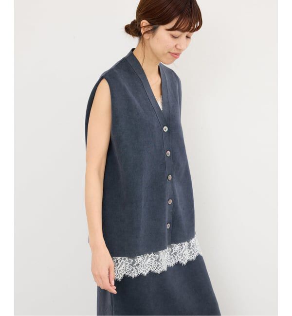 IENA「《セットアップ対応/予約》ダンボールストーンベスト」|ベスト・ジレ|