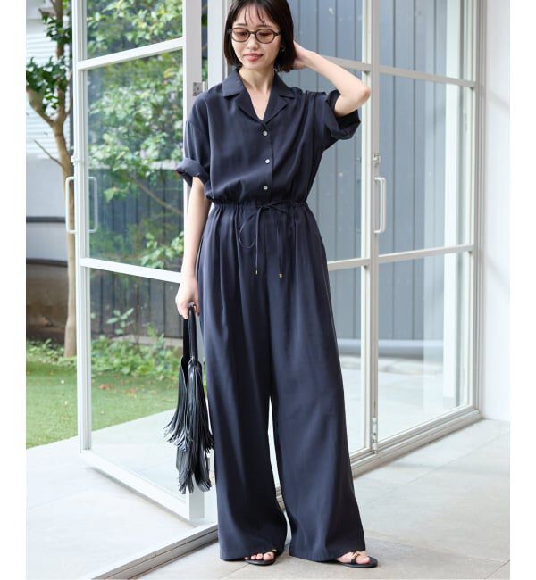 SLOBE IENA「《WEB限定/追加予約》ハーフスリーブオールインワン」|オールインワン|