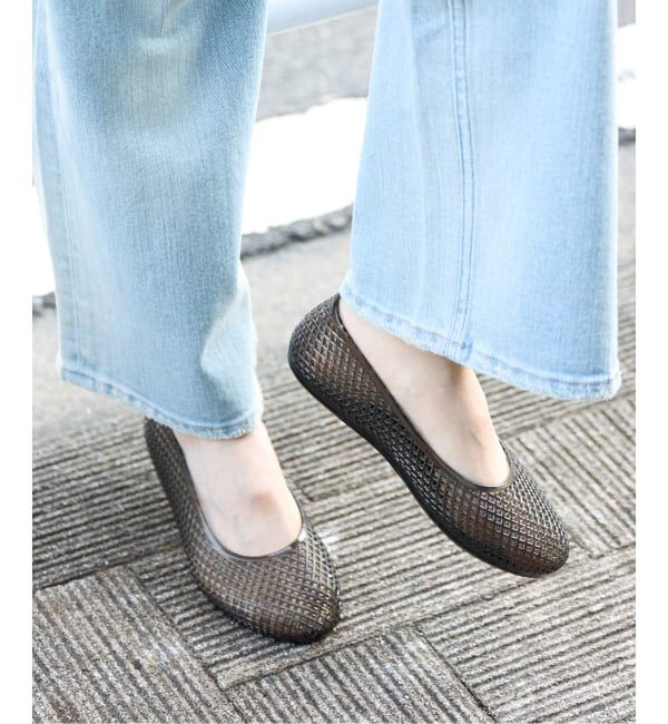 SLOBE IENA「《別注カラーあり/予約》MOHI/モヒ メッシュフラットシューズ 3-2533- PVC」|パンプス|