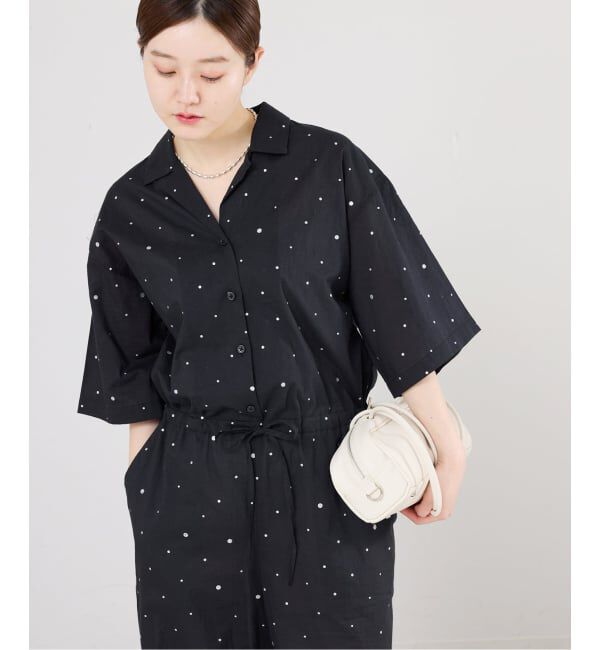 IENA「《予約》COUTURE D'ADAM/クチュールドアダム Tiered Jamp suit 26SS-278」|オールインワン|