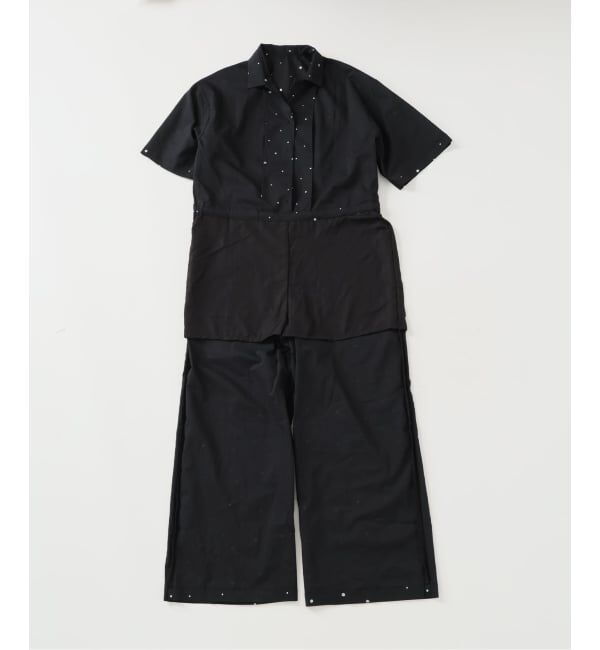 IENA「《予約》COUTURE D'ADAM/クチュールドアダム Tiered Jamp suit 26SS-278」|オールインワン|