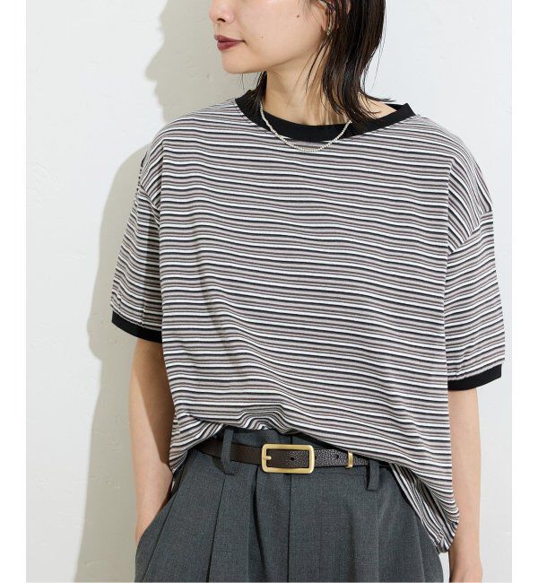 JOURNAL STANDARD「【STAR＆STRIPE】マルチボーダーリンガーT」|Tシャツ・カットソー|