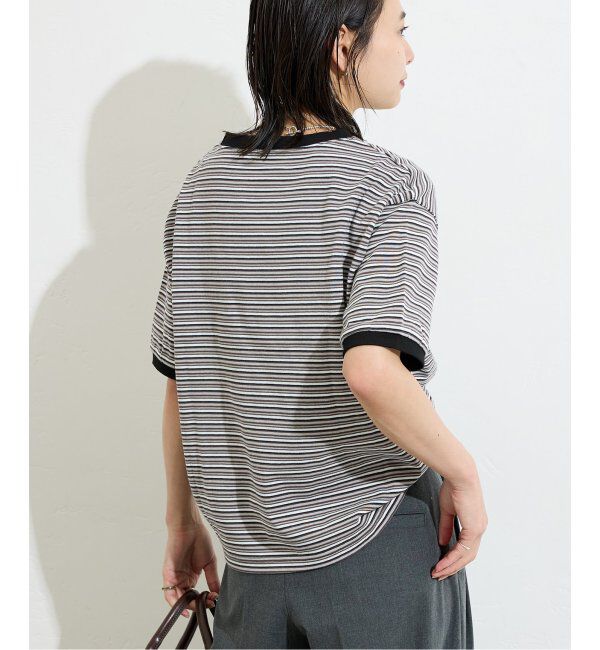 JOURNAL STANDARD「【STAR＆STRIPE】マルチボーダーリンガーT」|Tシャツ・カットソー|