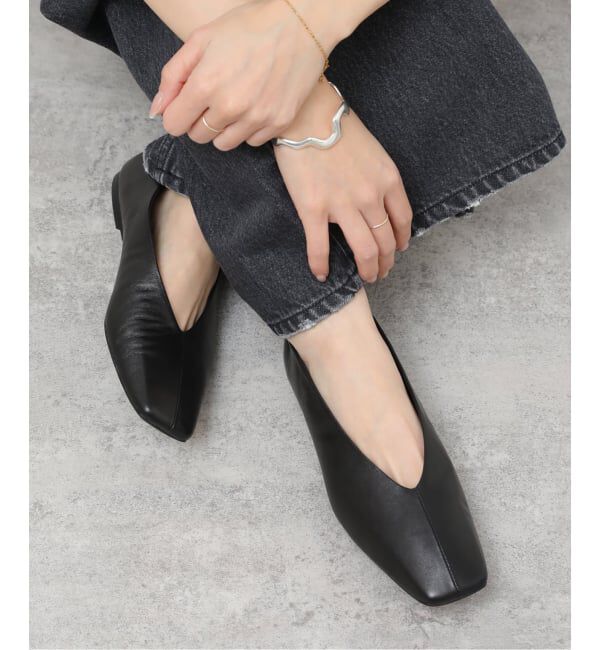 JOURNAL STANDARD relume「RELUME スクエアパンプス」|その他|ブラック