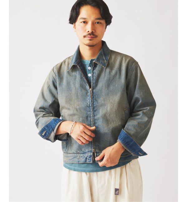 JOURNAL STANDARD relume「スモーキーデニム 11oz ジップブルゾン」|デニムジャケット|