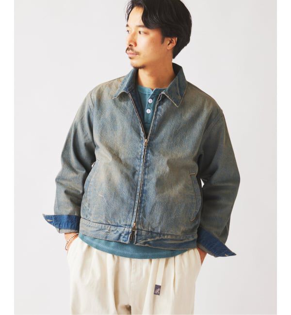JOURNAL STANDARD relume「スモーキーデニム 11oz ジップブルゾン」|デニムジャケット|