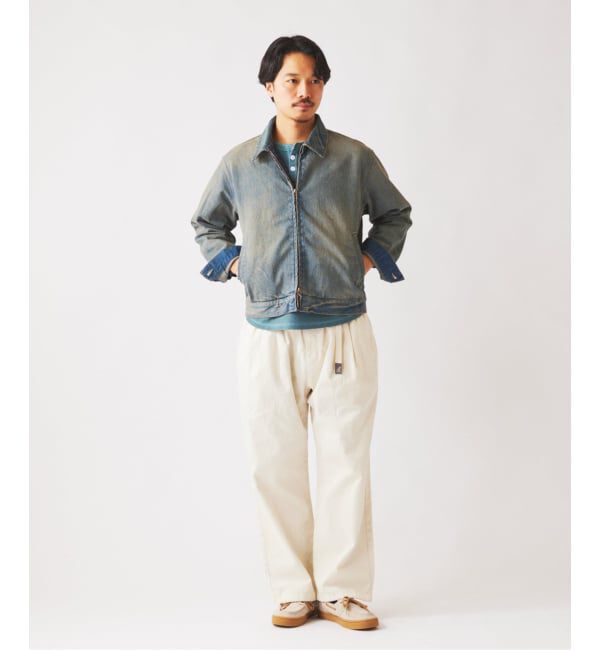 JOURNAL STANDARD relume「スモーキーデニム 11oz ジップブルゾン」|デニムジャケット|