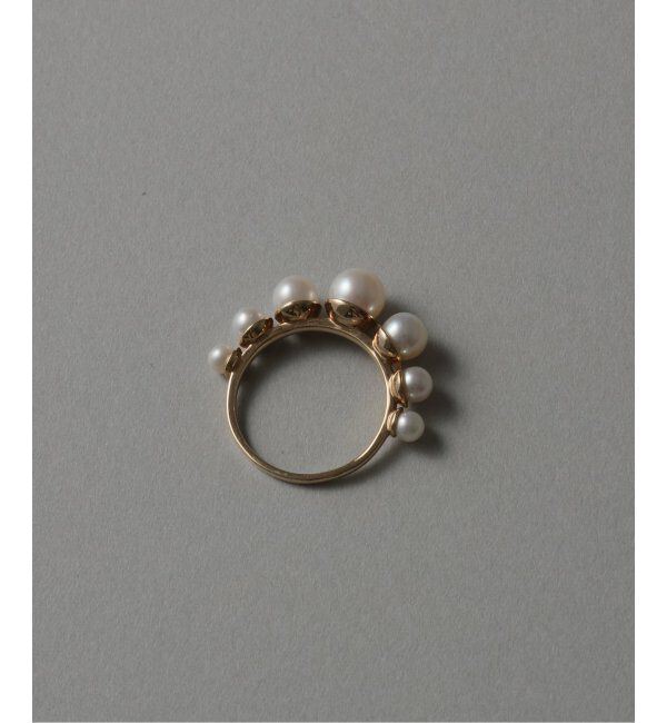 Lilas by Spick&Span「グラデーションパールリング K10」|リング|