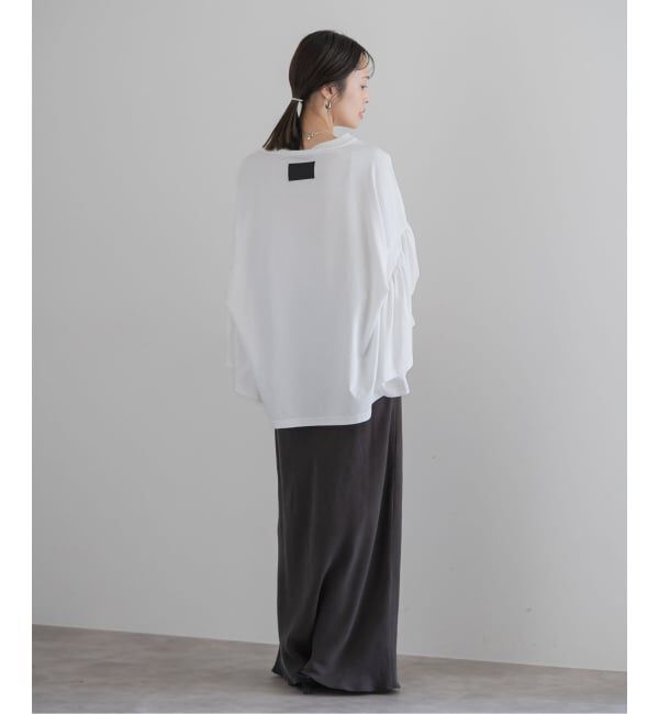 NOBLE「《追加》COG THE BIGSMOKE/コグザビッグスモーク LAURA GATHERED SLV TOP」|Tシャツ・カットソー|